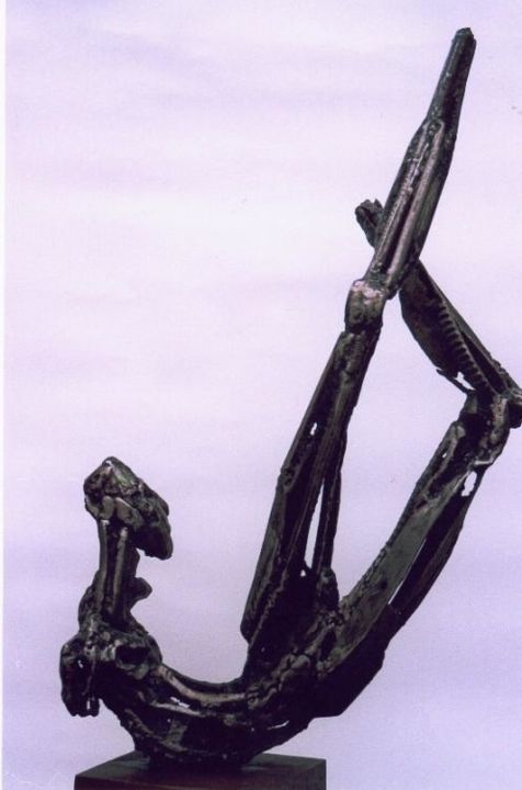 Sculpture titled "Curva" by Paula Echarren, Original Artwork