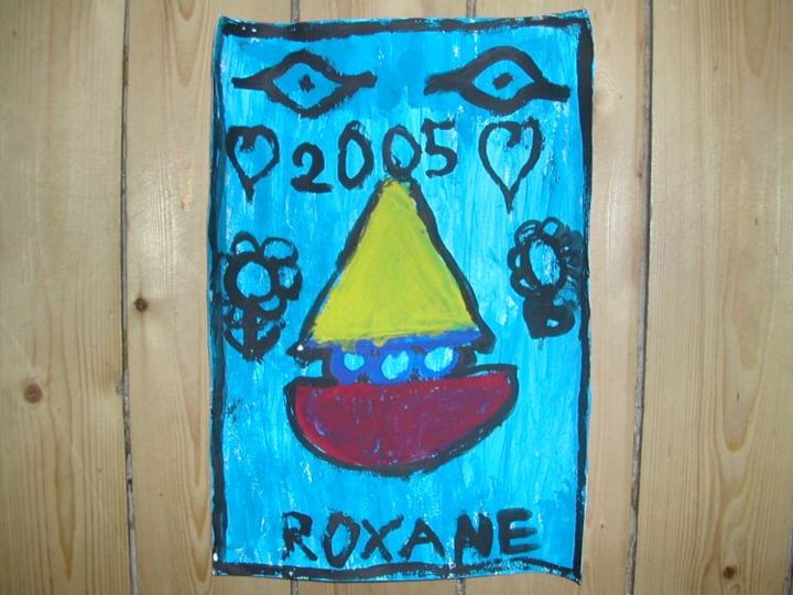 Картина под названием " Roxane CE1, Le jar…" - Ecole Jeanne D'Arc, Подлинное произведение искусства