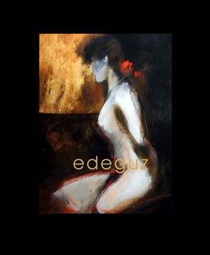 Painting titled "nude by the window" by Edeguz, Original Artwork