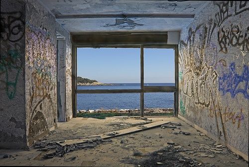 Photographie intitulée "View on the sea" par Michael Edelstein, Œuvre d'art originale