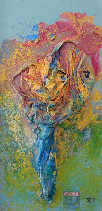 Painting titled "Miss you so much th…" by Edgar Vieira, Original Artwork, Acrylic