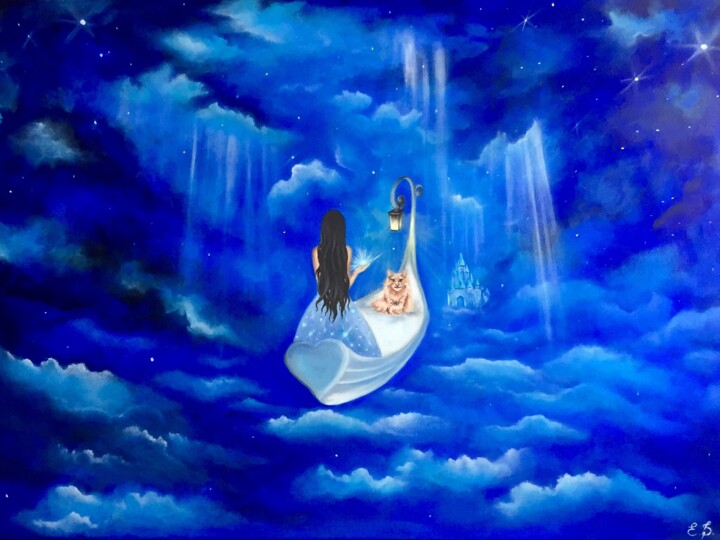 Peinture intitulée "Towards the Dream" par Edita Sarukhanyan, Œuvre d'art originale, Acrylique