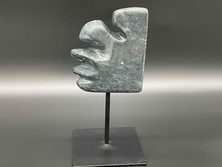 Escultura titulada "Fragments d'homme N…" por Edith Bk, Obra de arte original, Piedra