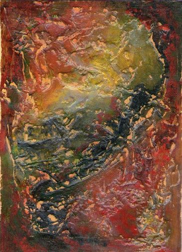 Pittura intitolato "Texturas 8" da Edith Fiamingo, Opera d'arte originale, Olio