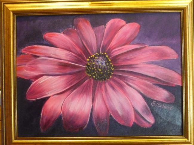Malerei mit dem Titel "Blüte" von Edith Schroll, Original-Kunstwerk