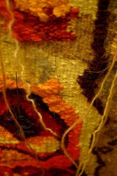 Art textile intitulée ""land of poppies"" par Edyta Filipowicz, Œuvre d'art originale