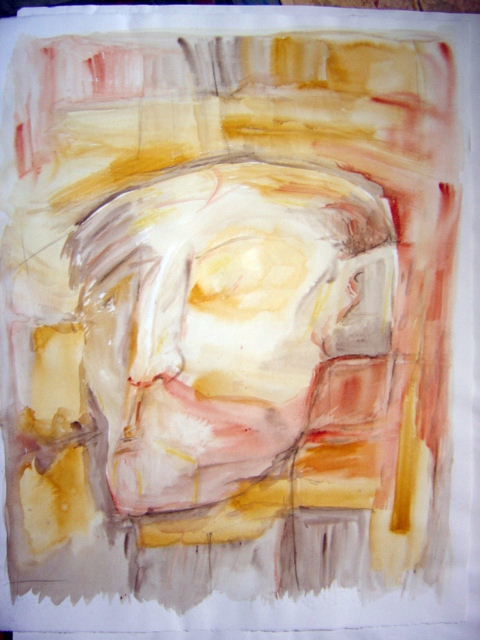 Painting titled "Ni hablar" by Edna Cantoral Acosta, Original Artwork