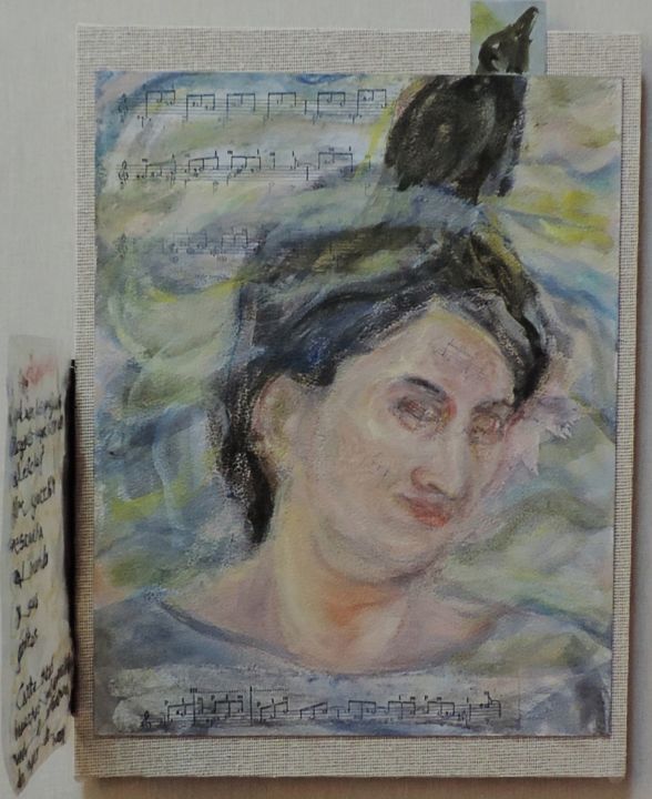 Pittura intitolato "A capella" da Edna Cantoral Acosta, Opera d'arte originale