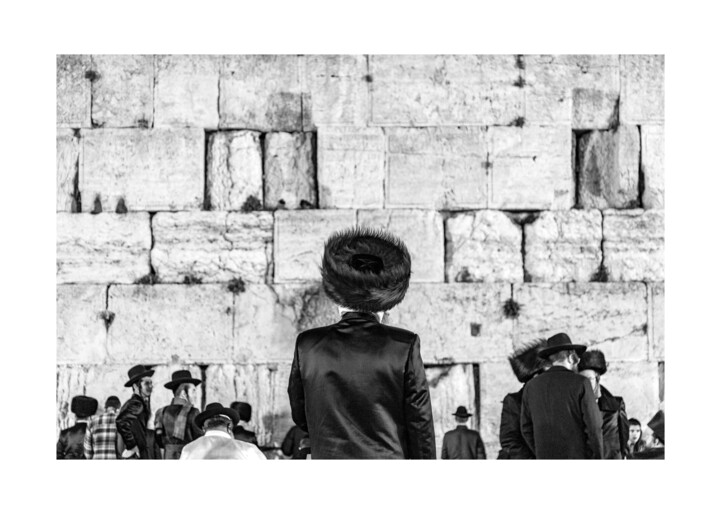 Fotografie getiteld "Western Wall" door Edoardo Oliva, Origineel Kunstwerk, Digitale fotografie