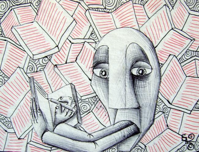 Drawing titled "Expiration d'inspir…" by Edouard Leruste, Original Artwork, Other