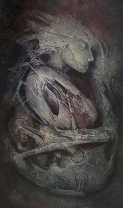 Pintura titulada "this-mortal-coil.jpg" por Ed Schaap, Obra de arte original, Acrílico
