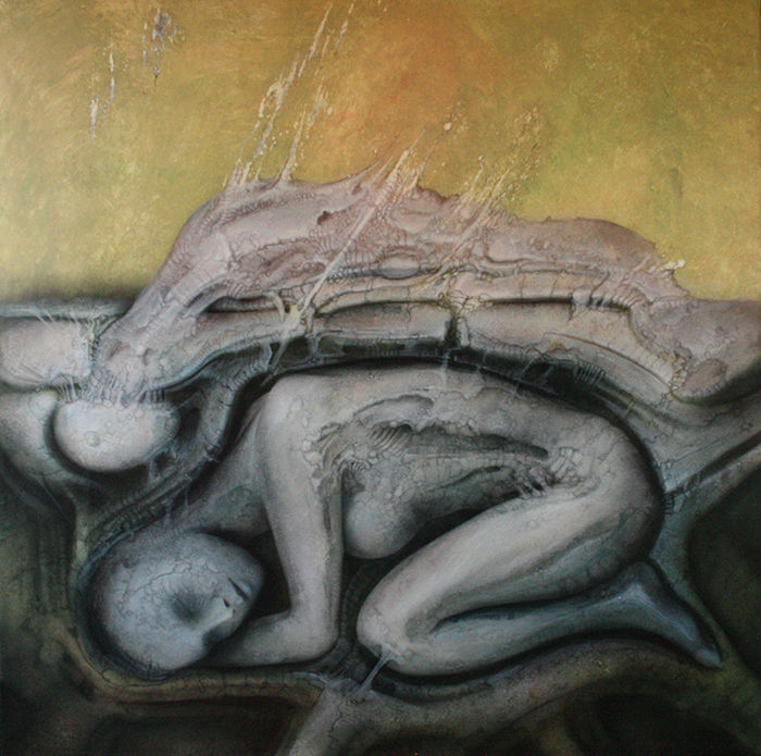 Peinture intitulée "Grieving-process.jpg" par Ed Schaap, Œuvre d'art originale, Acrylique