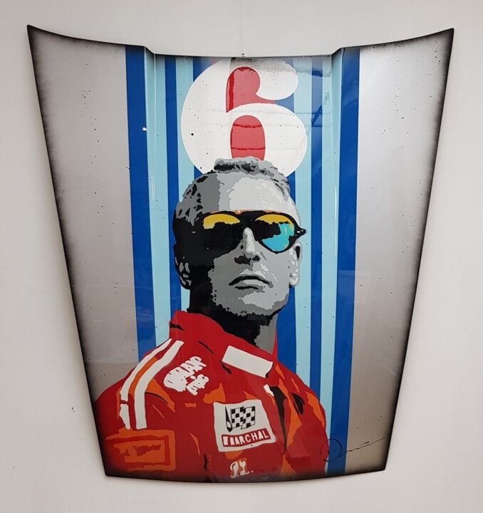 "Paul Newman – Porsc…" başlıklı Heykel Edu Danesi tarafından, Orijinal sanat, Metaller