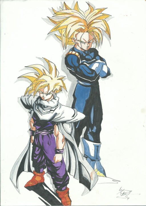 Dragon Ball Z Tribute Hommage 1990 Son G, Desenho por Eduardo