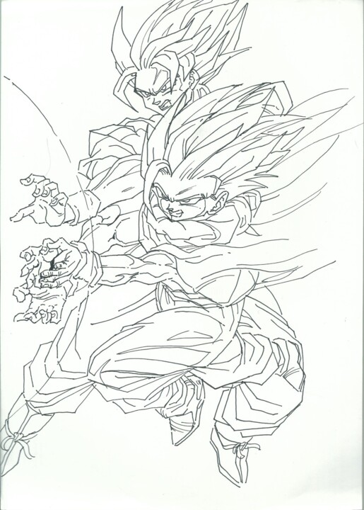 Dragon Ball Z  Dragon ball artwork, Dragon ball art, Goku drawing