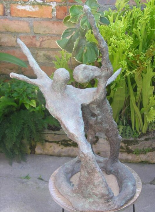 Sculpture titled "SANJUANEANDO" by Eduardo Meneses Claros, Original Artwork
