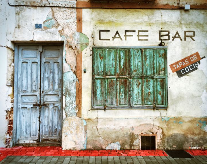 Fotografía titulada "Café Bar" por Eduardo Ramírez, Obra de arte original