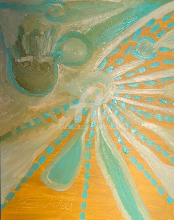 Malerei mit dem Titel "Sunny days" von Eduardo Vidal, Original-Kunstwerk, Acryl