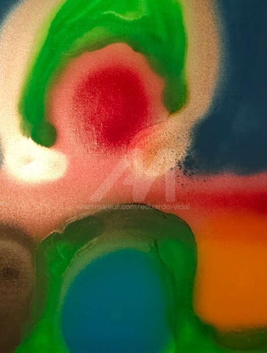 Peinture intitulée "Future Global Pollu…" par Eduardo Vidal, Œuvre d'art originale, Laque
