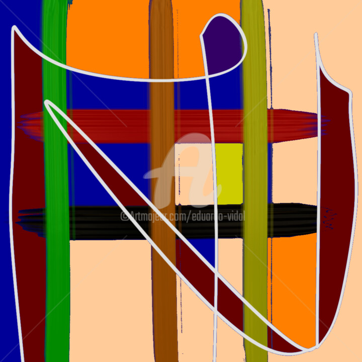 Digital Arts titled "Dimetric Art" by Eduardo Vidal, Original Artwork, Digital Painting