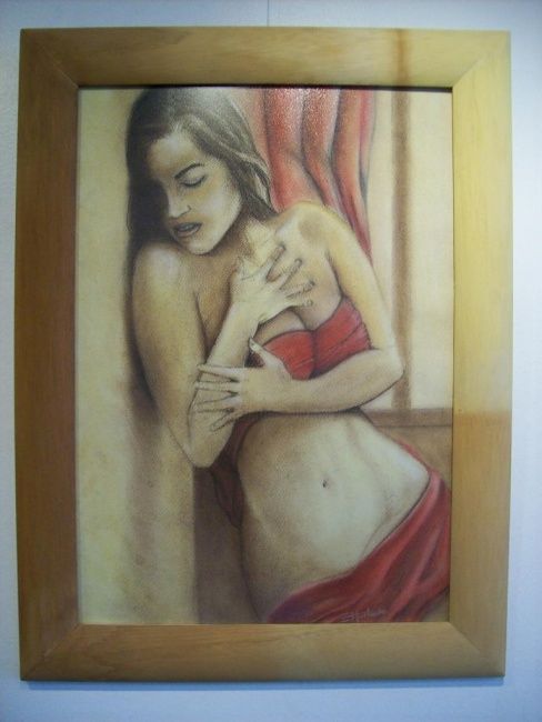 Drawing titled "Despechada" by Eduardo Hurtado, Original Artwork, Other
