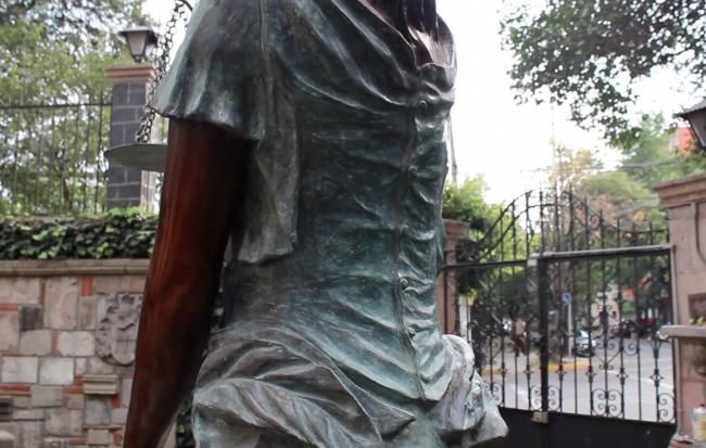 Sculpture intitulée "la justicia de EDUA…" par Eduardo Urbano Merino, Œuvre d'art originale,