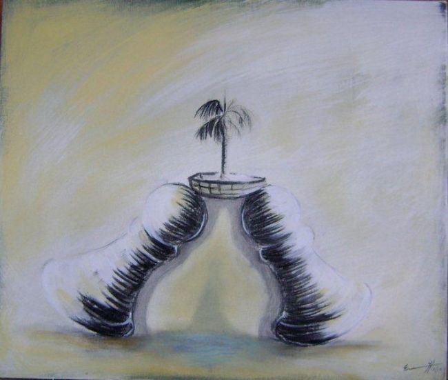 Peinture intitulée "Clima" par Eduardo Yanes Hidalgo, Œuvre d'art originale,