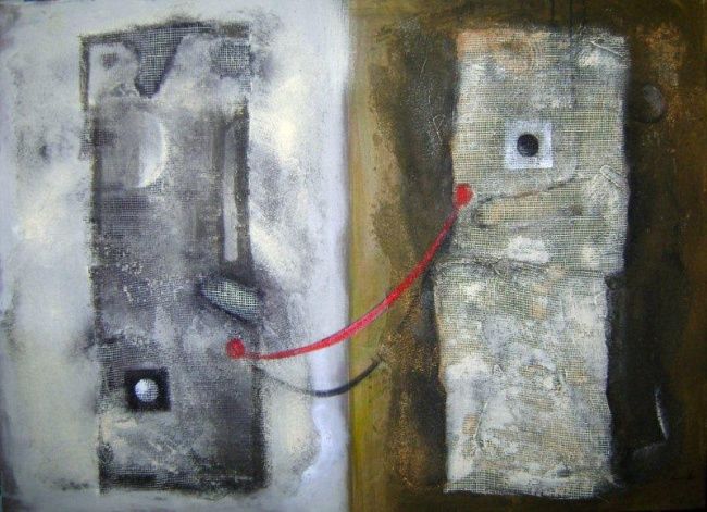 Peinture intitulée "Confesion" par Eduardo Yanes Hidalgo, Œuvre d'art originale,