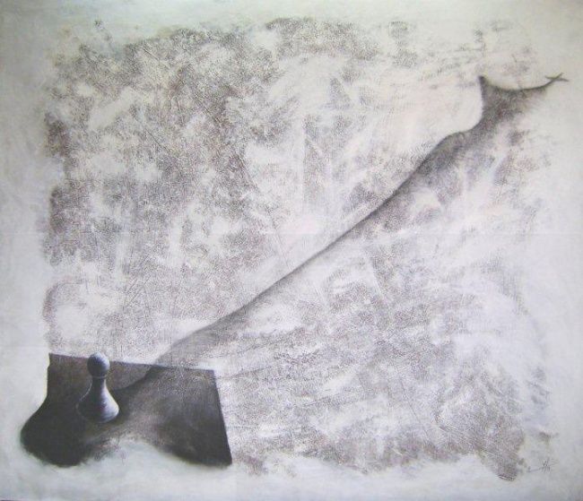 Peinture intitulée "Proyeccion" par Eduardo Yanes Hidalgo, Œuvre d'art originale, Huile