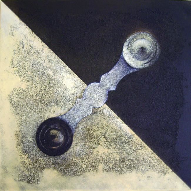 Pittura intitolato "Dejar atrás. Mixta…" da Eduardo Yanes Hidalgo, Opera d'arte originale, Olio