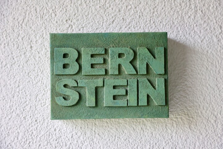 Sculpture intitulée "BernStein" par Daniel Rohrbach, Œuvre d'art originale, Bois
