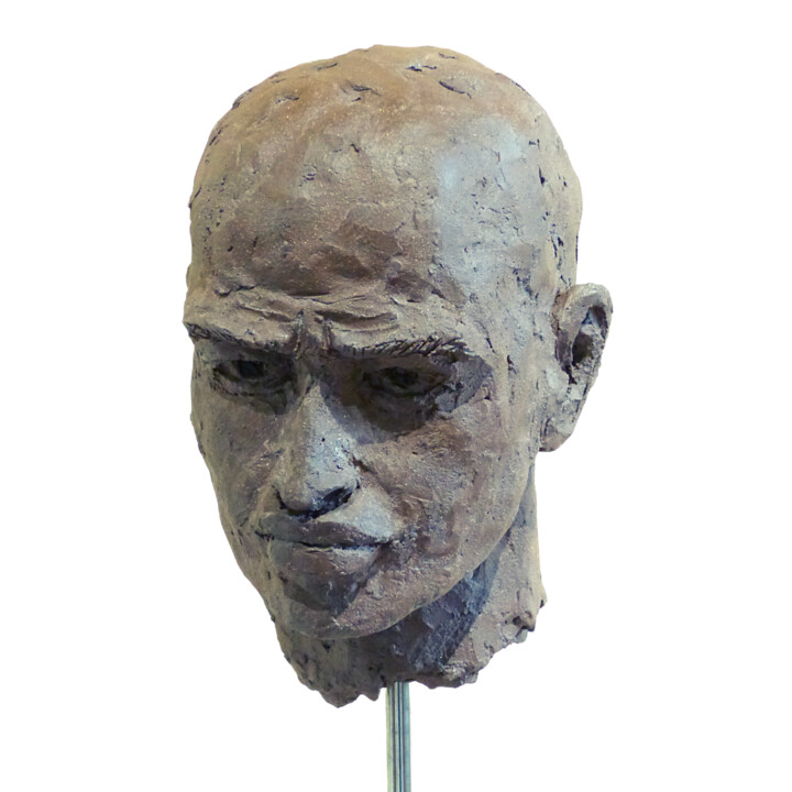 Sculpture titled "Expression II" by Edw Sculpture, Original Artwork, Terra cotta