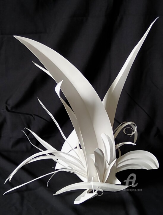 Sculpture titled "Grass and Sails" by Edward Demarsh, Original Artwork, Paper