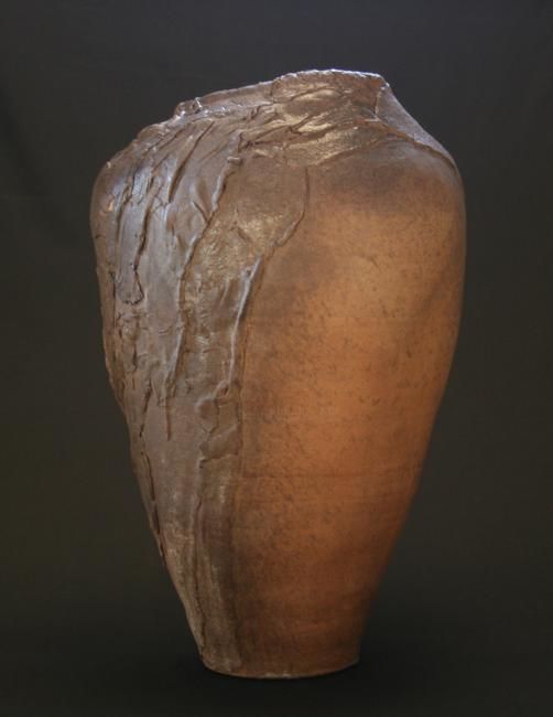Sculpture titled "Large vase, thrown…" by J., Original Artwork