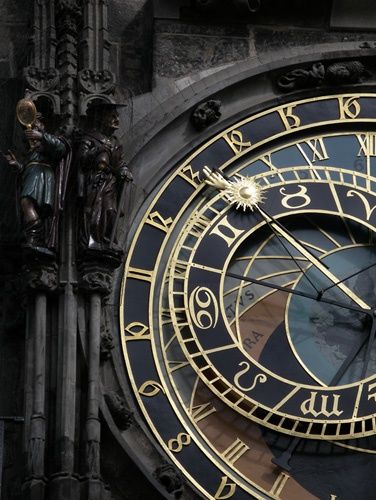 Photographie intitulée "Astronomic clock" par Efi Keren, Œuvre d'art originale,