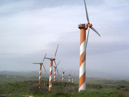Photography titled "Wind turbines 2" by Efi Keren, Original Artwork