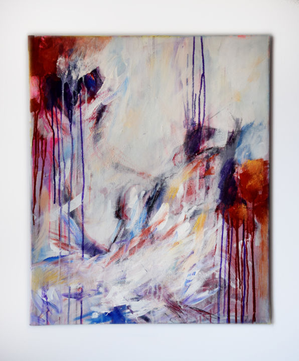 Pittura intitolato "Beat and Sound" da Efisio Colandrea, Opera d'arte originale, Acrilico