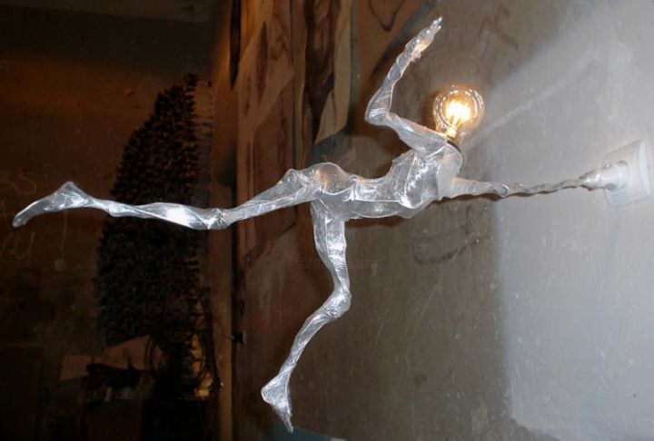 Sculpture intitulée "stress" par Egons Persevics, Œuvre d'art originale