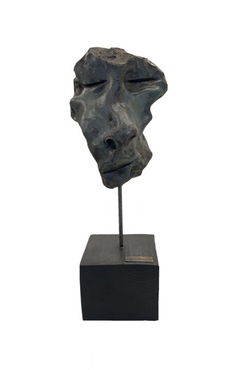 Escultura titulada "Visage 3" por Eido Al Hussein, Obra de arte original, Piedra