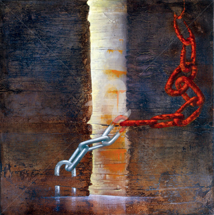 Painting titled "le passage" by Cori, Original Artwork