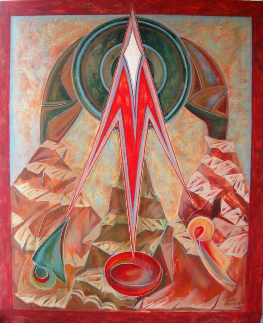 Painting titled "Истина" by Ekaterina Abramova, Original Artwork