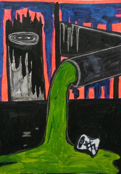 Painting titled "Лакшери1" by Katrin Bor, Original Artwork, Acrylic