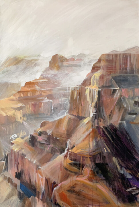 "Grand Canyon No.2" başlıklı Tablo Ekaterina Glazkova tarafından, Orijinal sanat, Akrilik