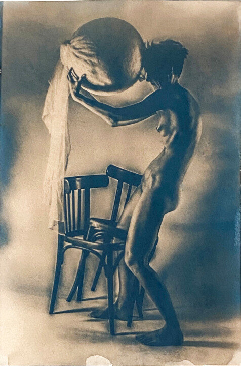 Photography titled "Над Землей" by Ekaterina Kiryanova, Original Artwork, Analog Print Mounted on Cardboard