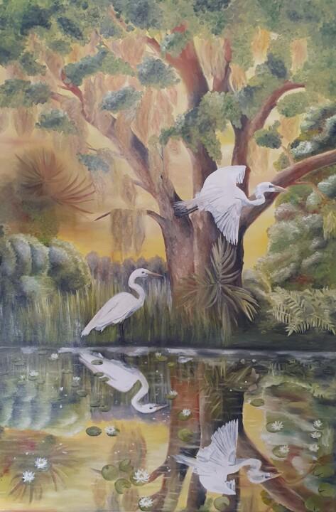 Картина под названием "freedom" - Ekaterina Nichubai (Shpekht), Подлинное произведение искусства, Масло Установлен на Деревя…