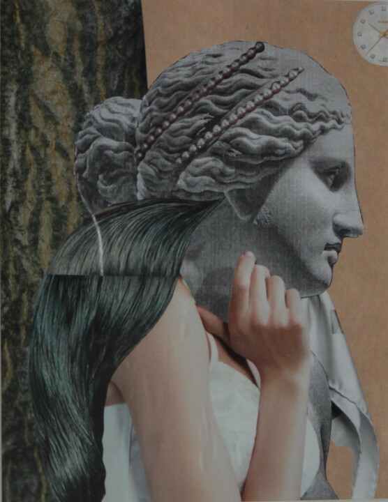 Collagen mit dem Titel "Another femininity…" von Ekaterina Shytova, Original-Kunstwerk, Collagen