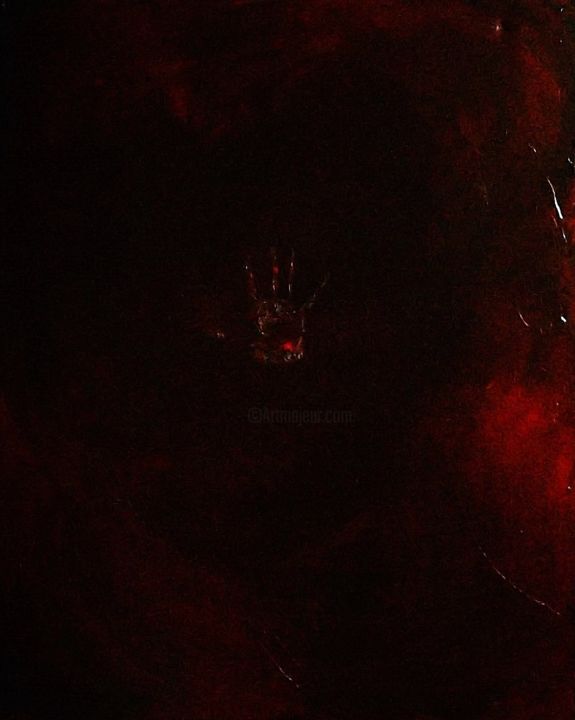 Peinture intitulée "Pour moi chocolat i…" par El, Œuvre d'art originale, Acrylique