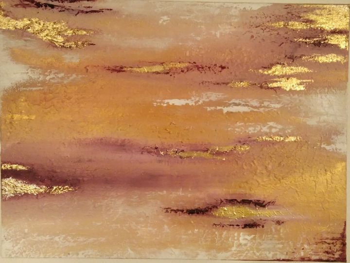 Pittura intitolato "Crépuscule" da Elabbassi Manal, Opera d'arte originale, Acrilico