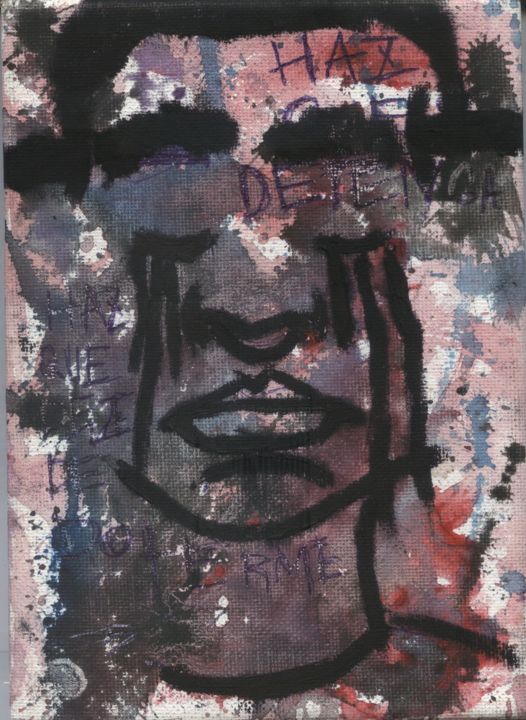 Peinture intitulée "La tristesse durera…" par Dióscoro, Œuvre d'art originale, Huile