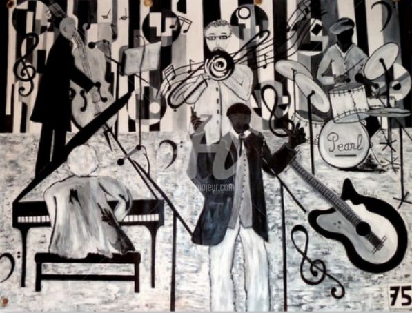 Pittura intitolato "Jazzy" da Electa, Opera d'arte originale, Altro